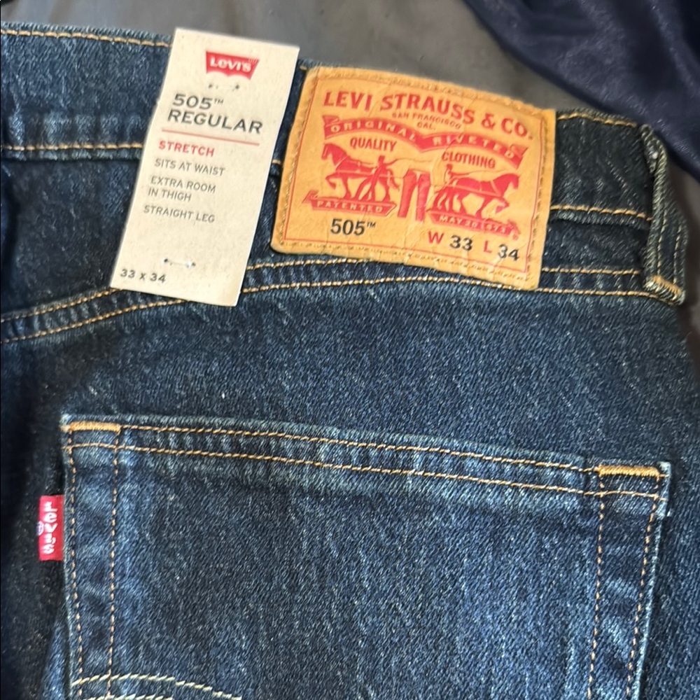 Levi's Blue Straight Jeans Classic Style